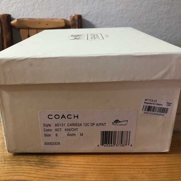 Coach Sandals Size 8 - Picture 6 of 7